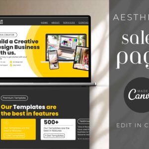 Canva Sales Page Template