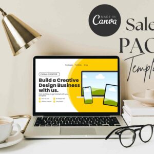 Canva Website Template