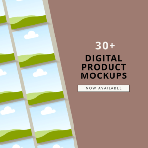30+ Digital Shop Mockup Editable Canva