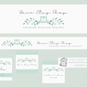 Vines Etsy Shop Template