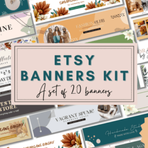 20 Etsy Banner Kit