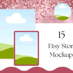 Pink Mockup Templates